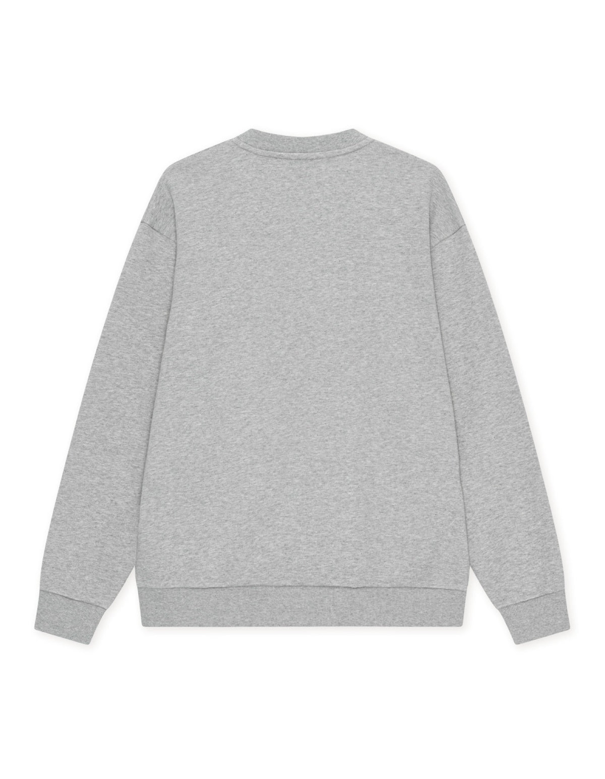 Half Buttoned Sweatshirt à patte boutonnée — Les Deux — Grey Melange — packshot, dos 6 | Appart 17 Bruxelles