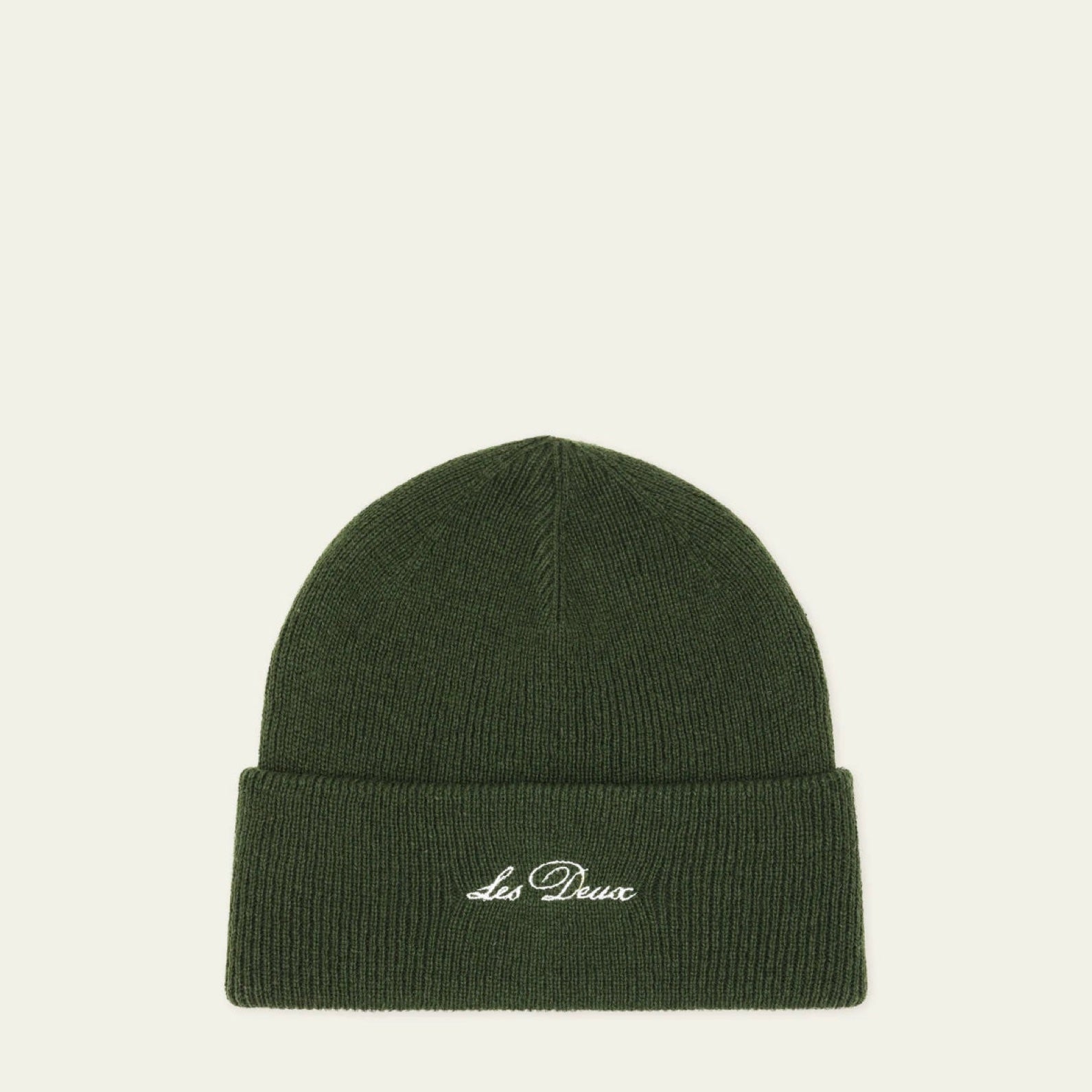 Signature Bonnet en laine — Rifle Green — Les Deux