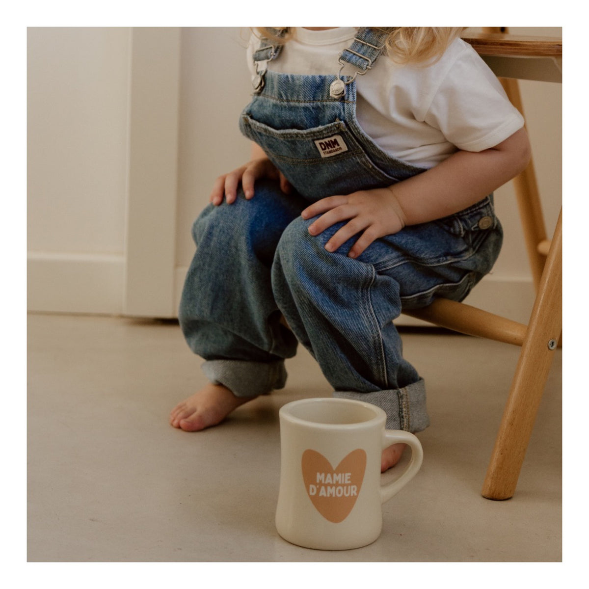 Mug céramique à message — Atelier Wagram — Mamie d'amour — autre vue 4 | Appart 17 Bruxelles