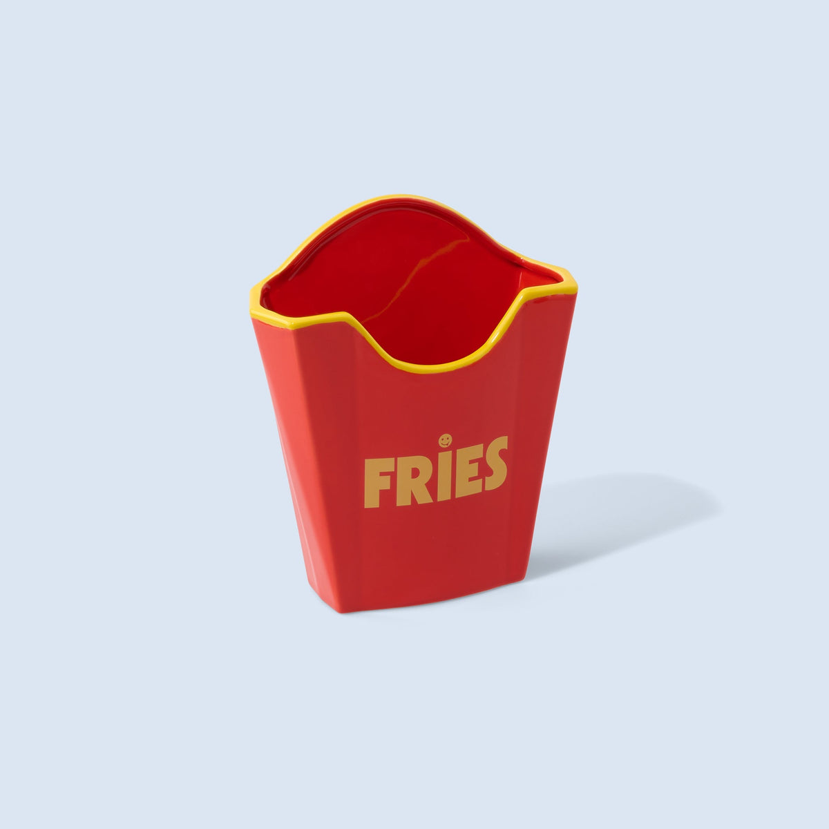 Fluid Market Vase Frites cornet de fast-food en céramique — Fluid Market — Rouge — packshot | Appart 17 Bruxelles