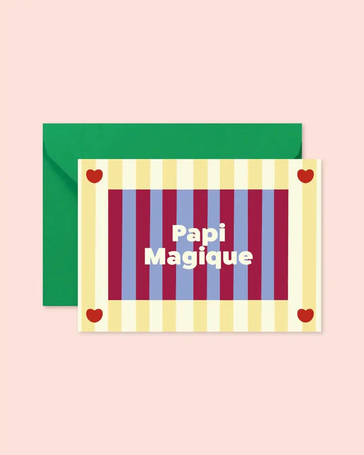 Carte famille illustrée tonton, marraine, papi, mamie — Ma Petite Vie — Papi magique — packshot | Appart 17 Bruxelles