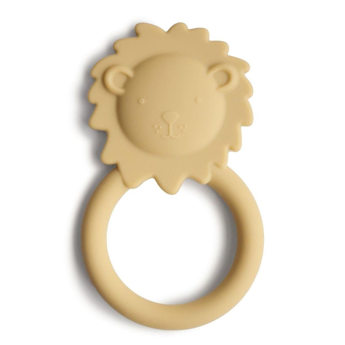 Jouet de dentition en silicone — Mushie — Lion — packshot | Appart 17 Bruxelles