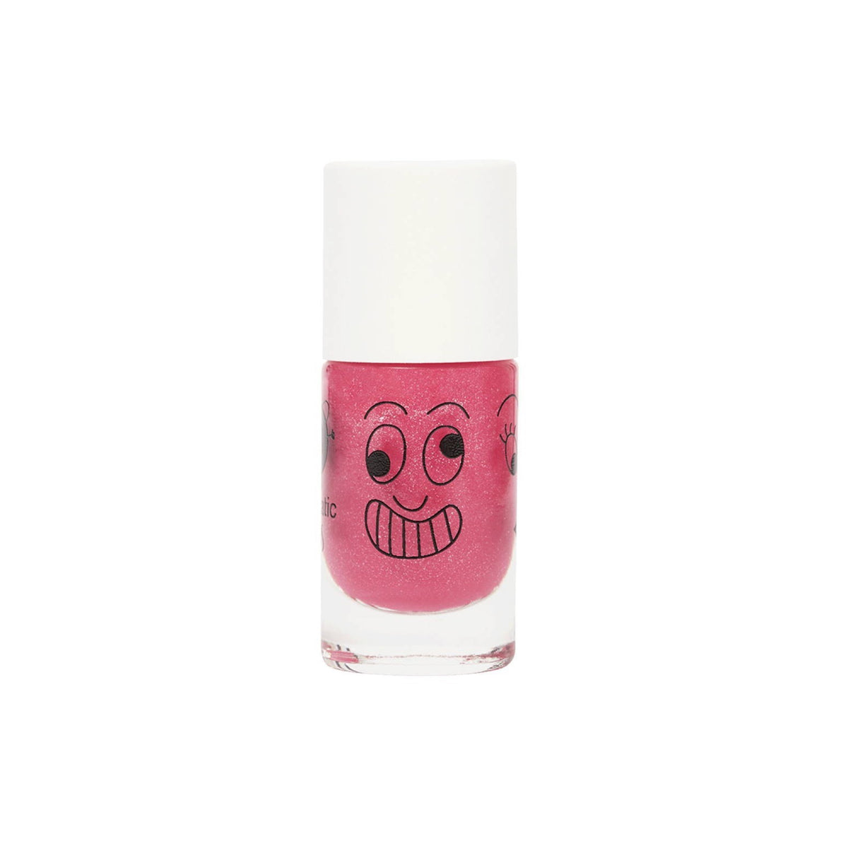 Vernis à l'eau pour enfant, pailleté — Nailmatic — Kitty rose bonbon — packshot | Appart 17 Bruxelles