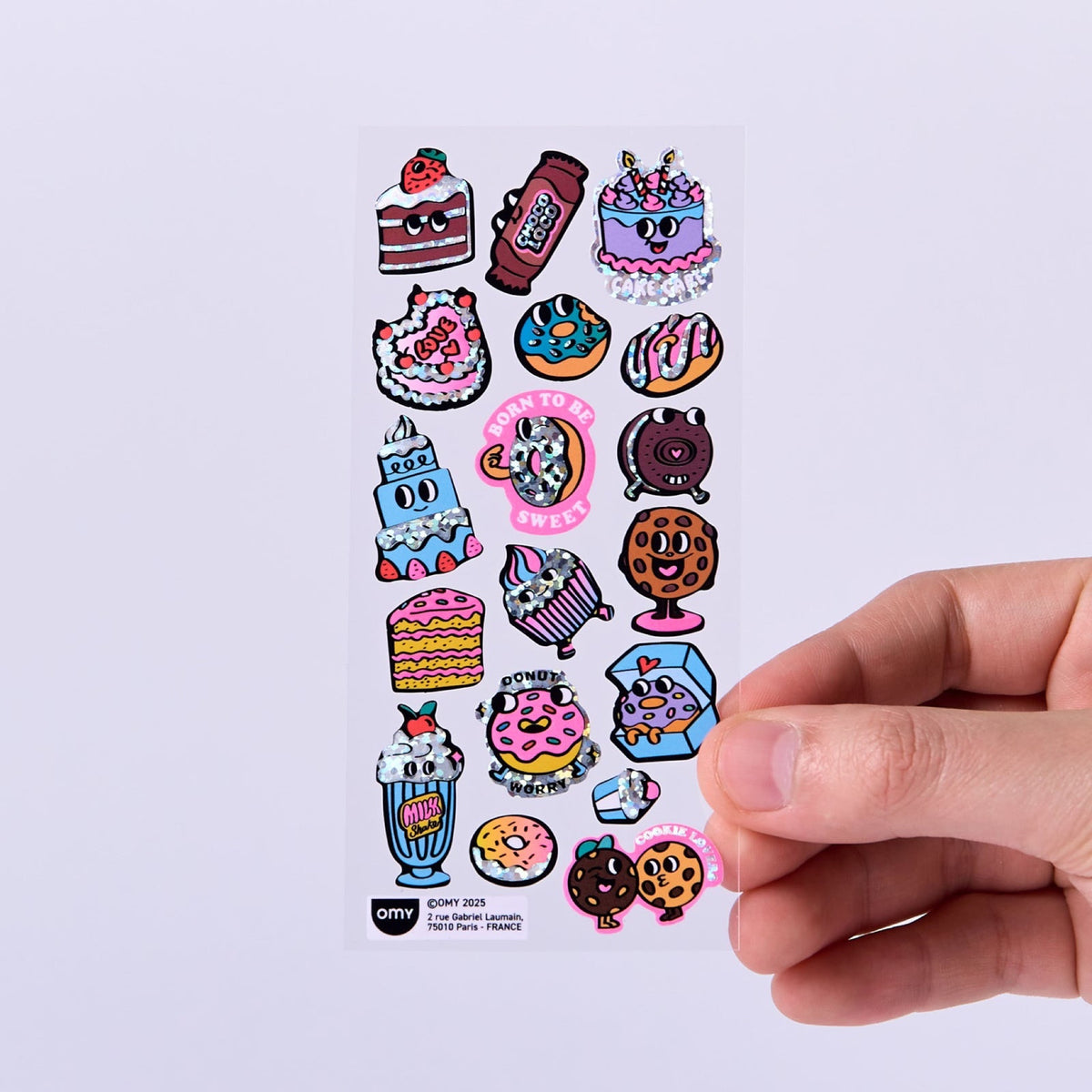 Fabulous Stickers Iconic, environ 20 stickers vinyle — OMY — Donuts — autre vue 3 | Appart 17 Bruxelles