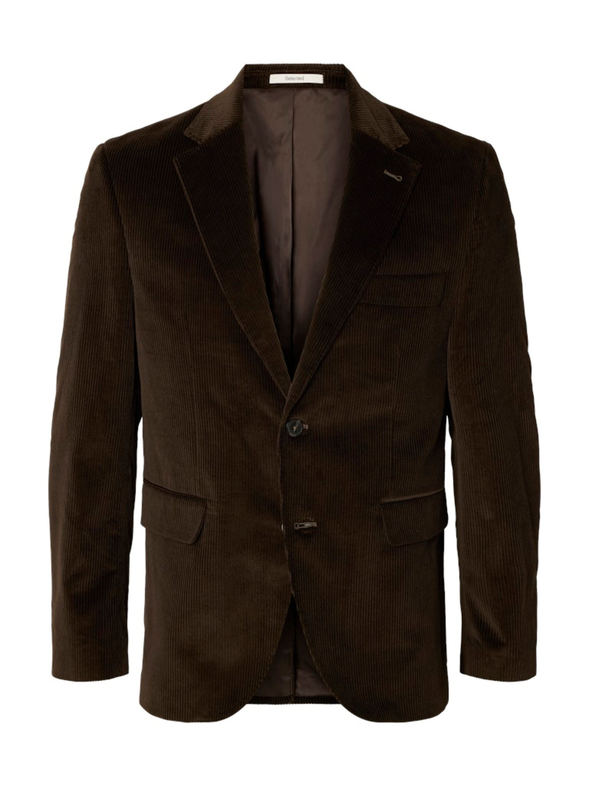 SLMREG-ENZO Blazer en velours côtelé de coton bio — Selected Homme — Delicioso — packshot 6 | Appart 17 Bruxelles