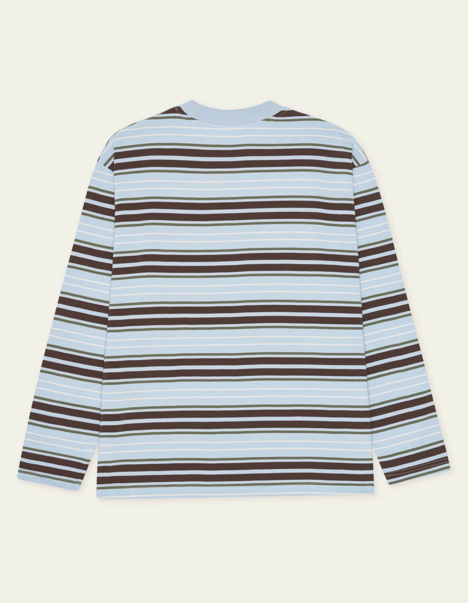 Stripe T-shirt manches longues — Skyway Blue — vue 3