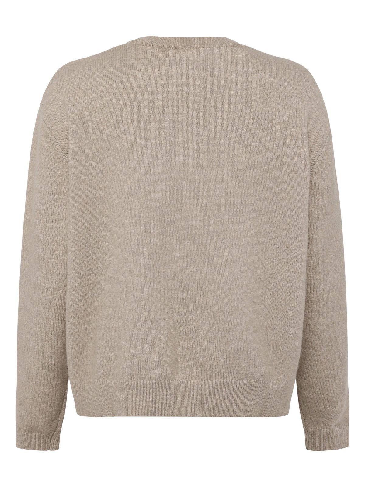 Pull Soufflé col rond en coton bio — Gris clair chiné — vue 2