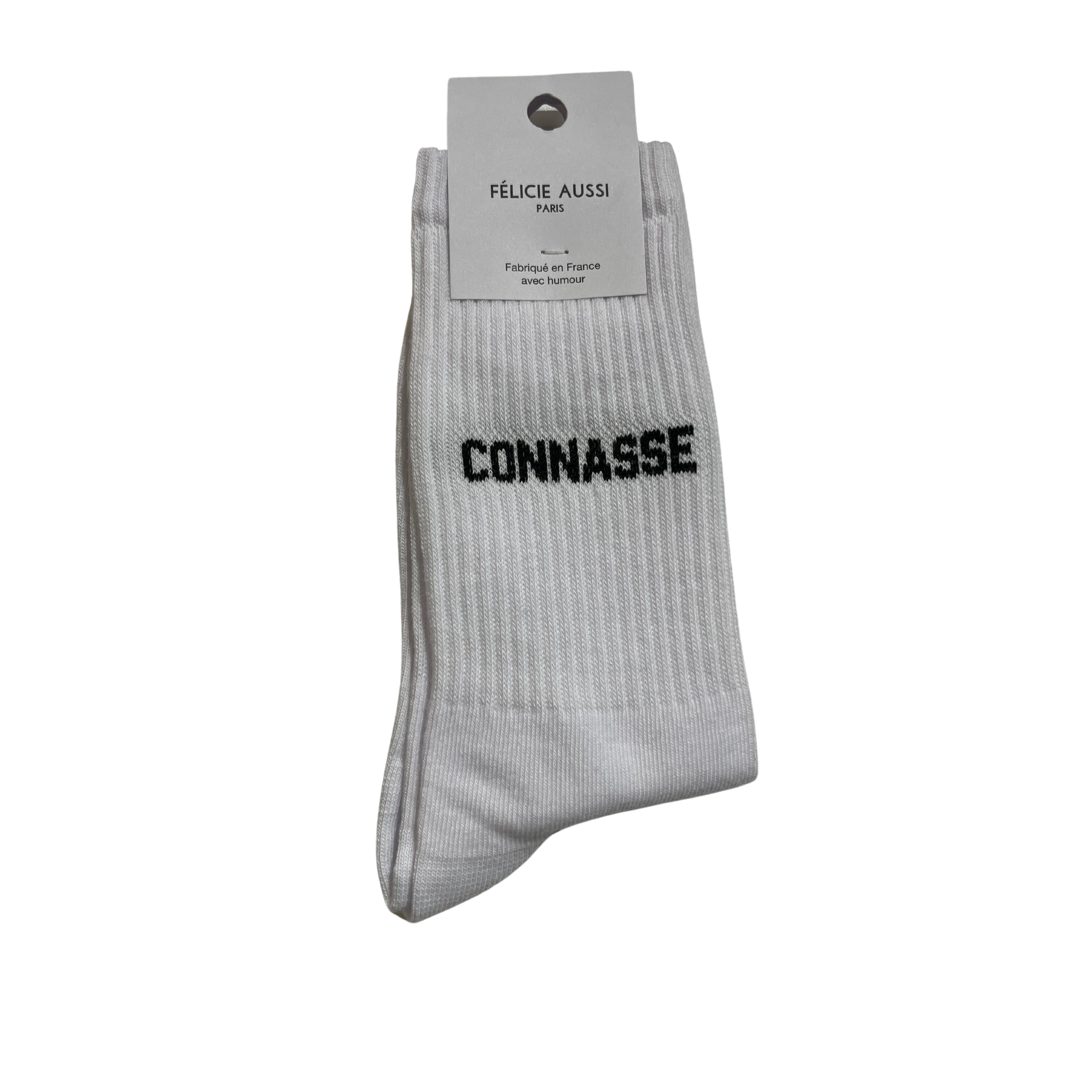 Chaussettes connasse blanches — Felicie Aussi | Appart 17 Bruxelles