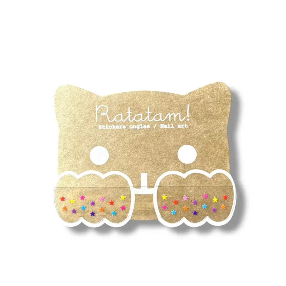 Stickers pour ongles enfant — Ratatam Kids — Étoiles multicolores — packshot | Appart 17 Bruxelles