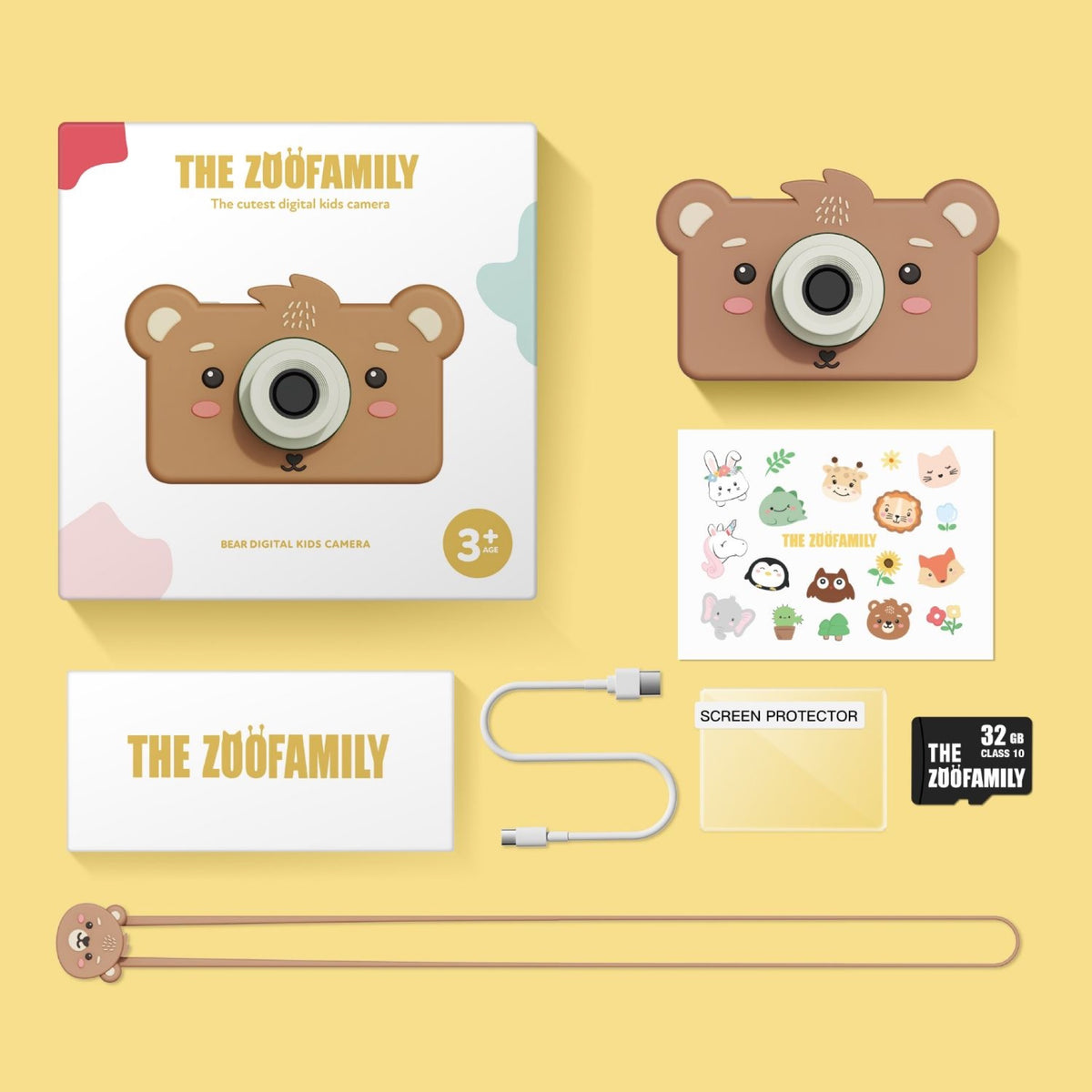 Appareil photo numérique pour enfant Zoo Friends — The Zoofamily — Ours — autre vue 7 | Appart 17 Bruxelles