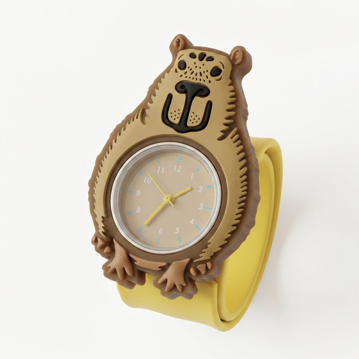 Montre slap enfant Time Pals — Mava Design — Capybara — autre vue 2 | Appart 17 Bruxelles