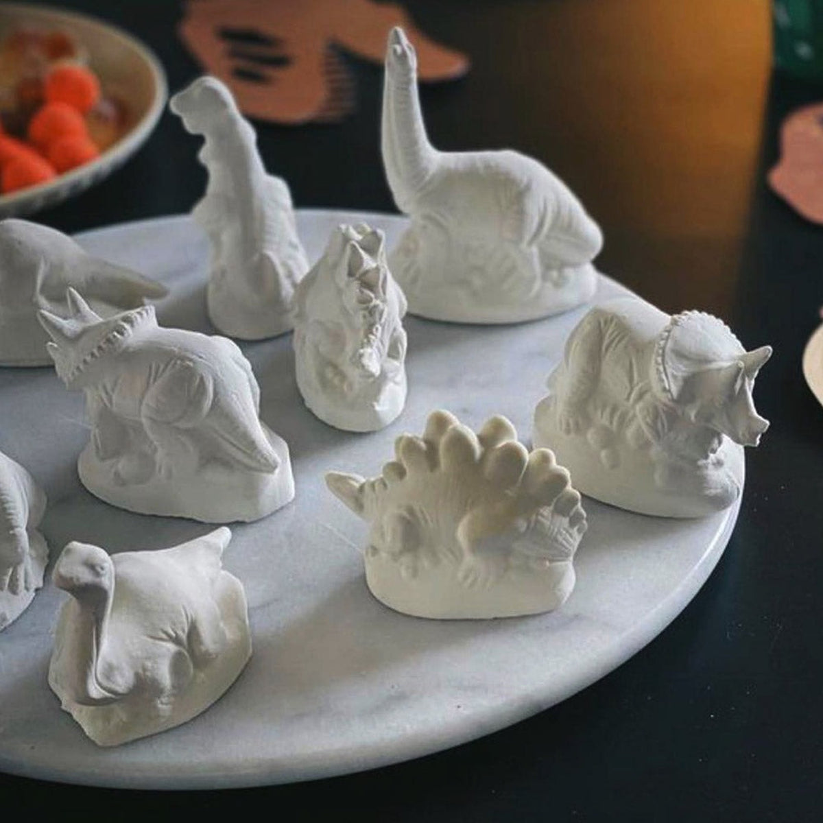 Coffret de moulage Monde des Dinosaures, 6 figurines — mako moulages — Monde des Dinosaures — autre vue 5 | Appart 17 Bruxelles