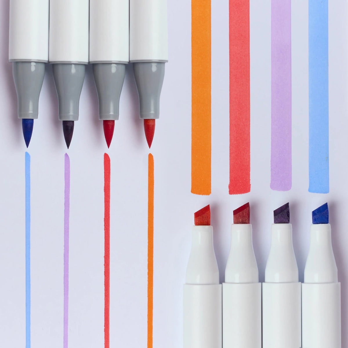 Marqueurs à alcool Smooth Ink, 9 couleurs, double pointe — OMY — Smooth Ink — autre vue 3 | Appart 17 Bruxelles