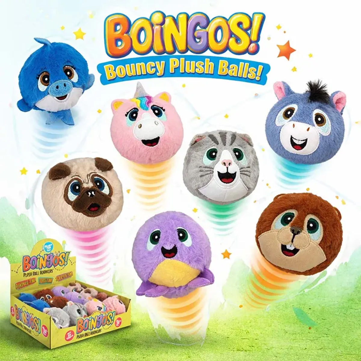 Balle rebondissante en peluche Boingos — OBILO — Animal au hasard — autre vue 2 | Appart 17 Bruxelles