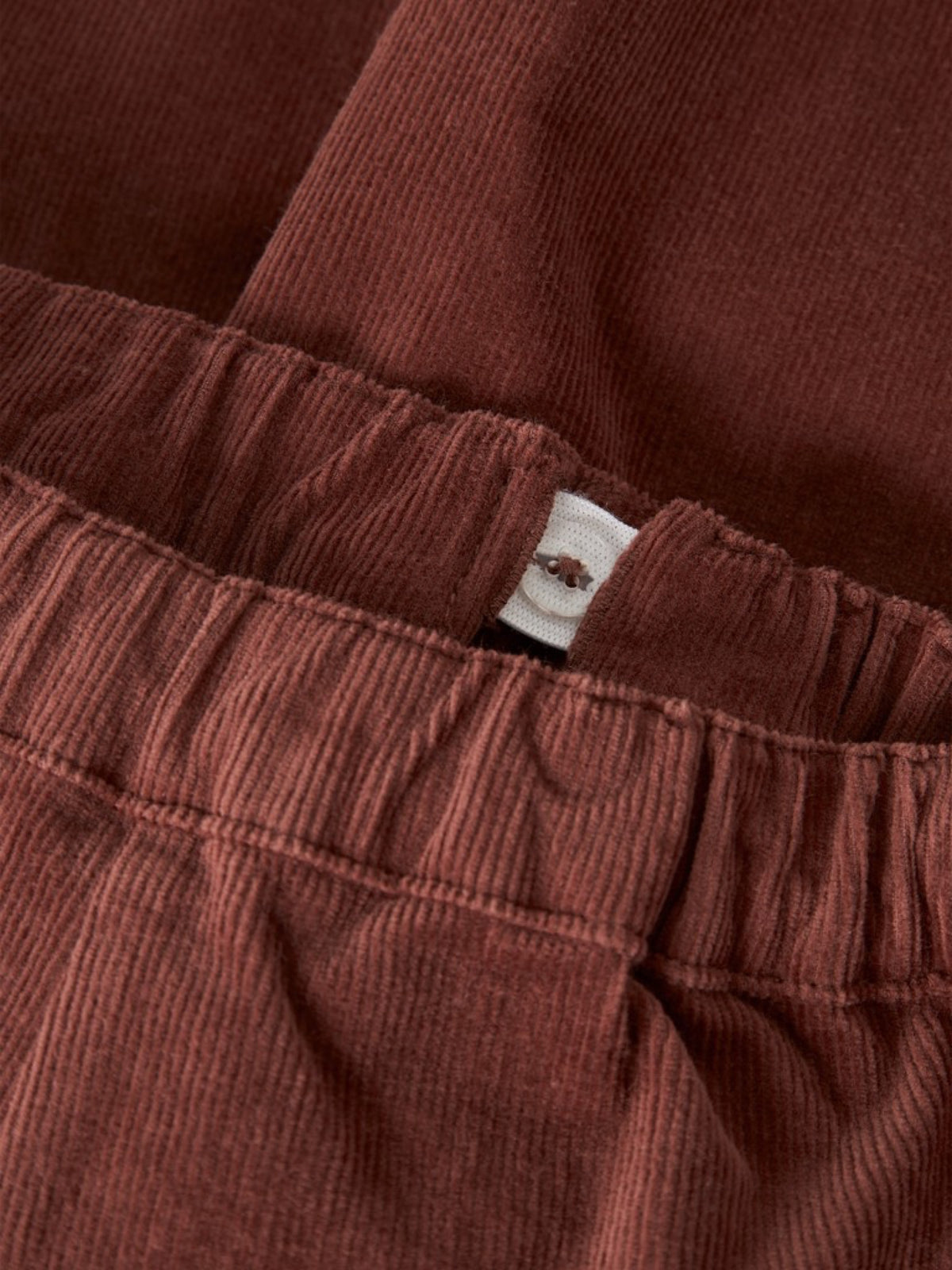 NMFONELLAS Pantalon ample en velours côtelé fille — Lil' Atelier — Mahogany — autre vue 4 | Appart 17 Bruxelles