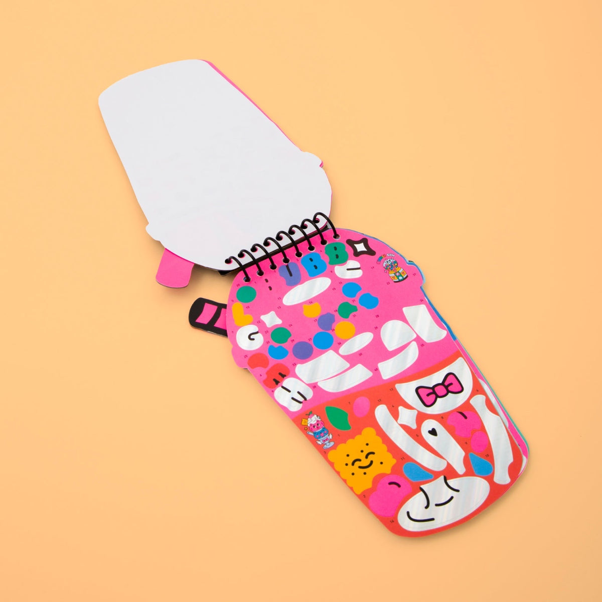 Carnet Sticker by number, 200 stickers et 10 cartes — OMY — Bubble Tea — autre vue 3 | Appart 17 Bruxelles
