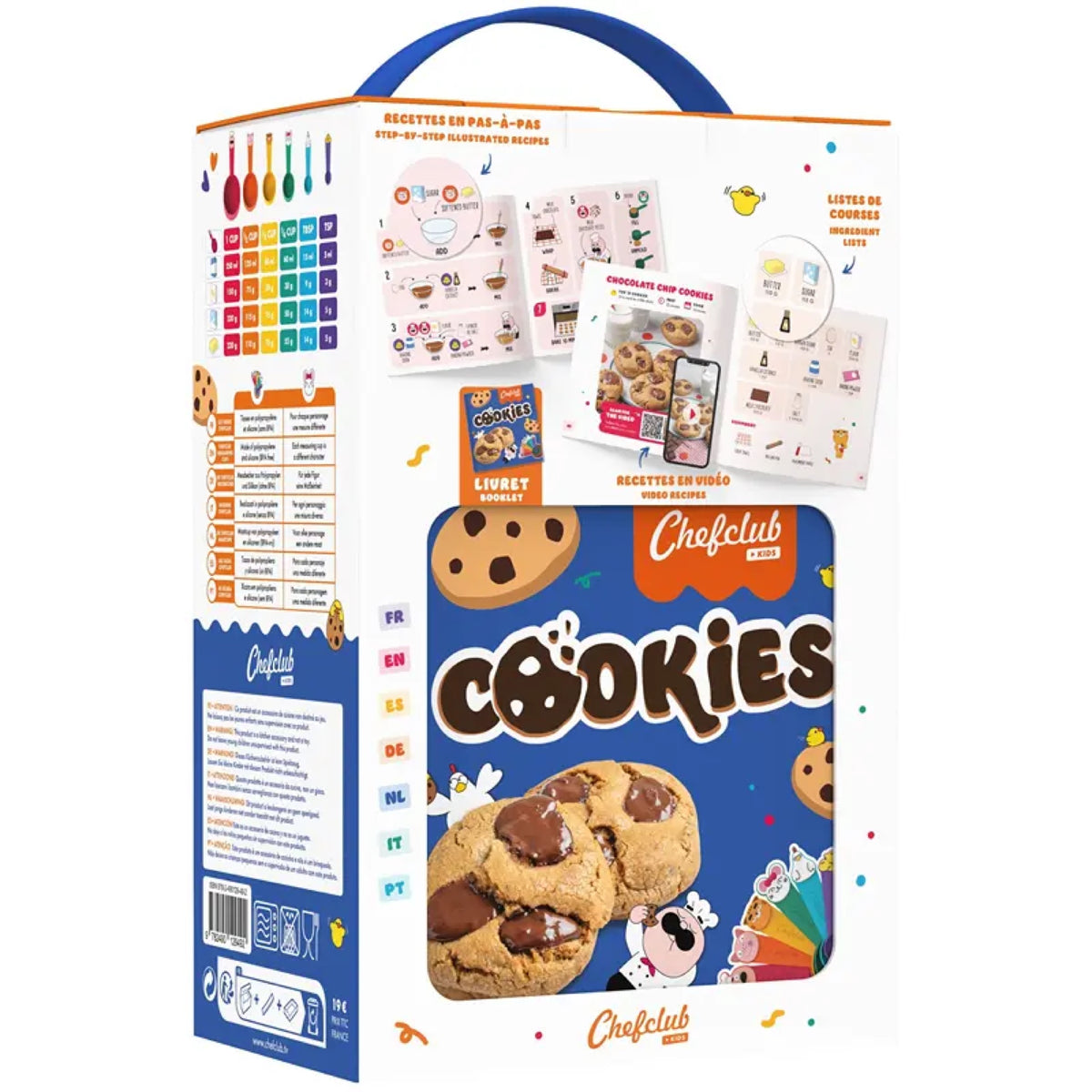Mini coffret tasses à mesurer et recettes de cookies — Chefclub Kids — Cookies — autre vue 5 | Appart 17 Bruxelles