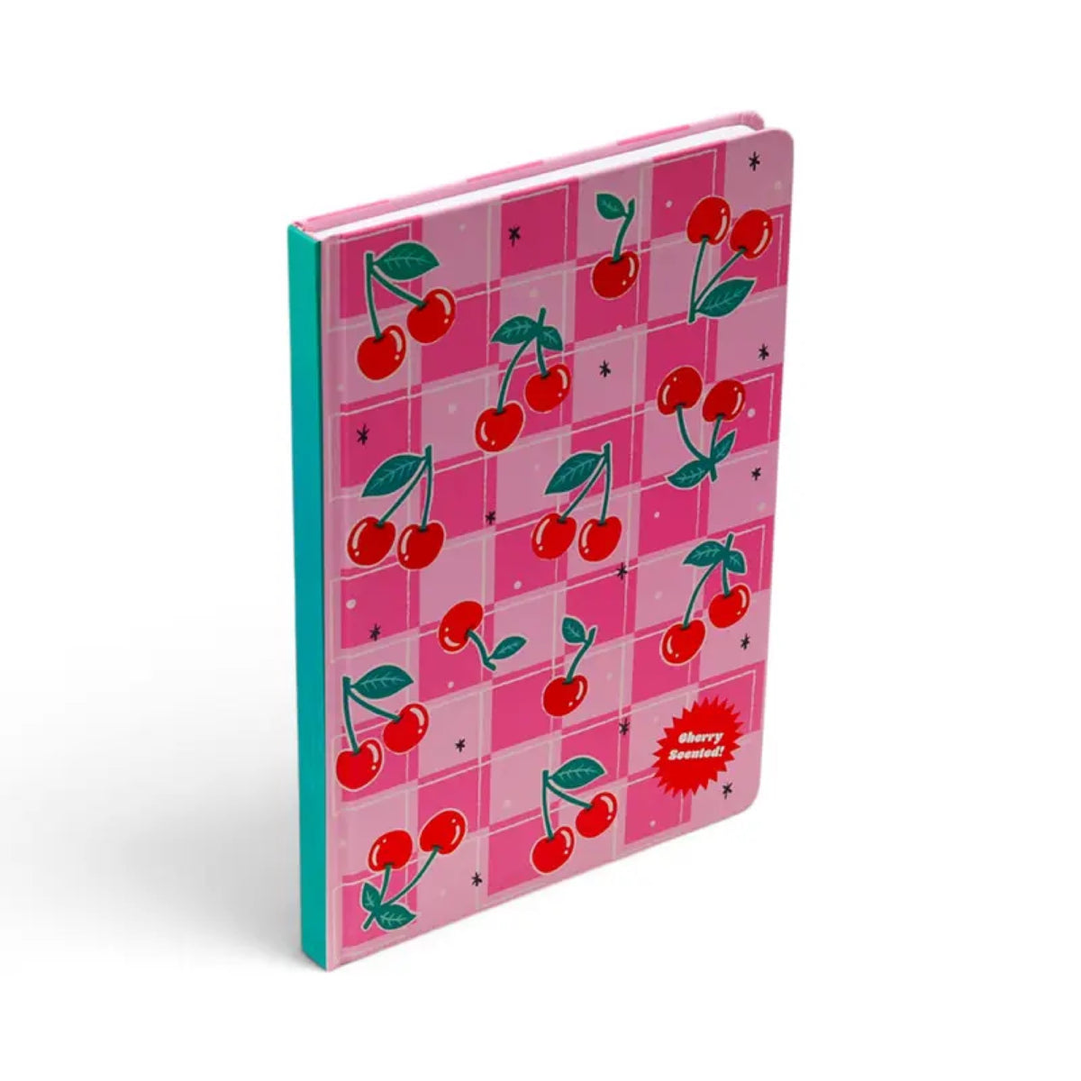 Carnet parfumé A5 ligné en papier recyclé — Puckator — Cerise — autre vue 4 | Appart 17 Bruxelles
