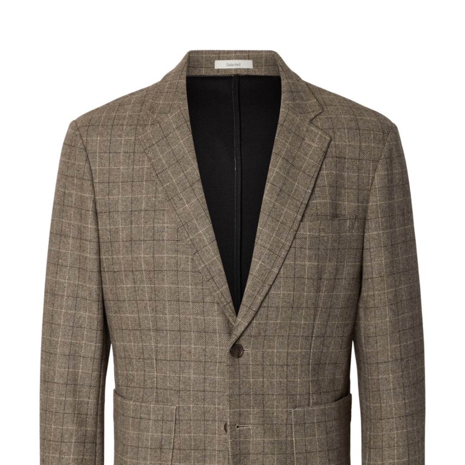 Selected Homme LANDON Blazer classique en laine à carreaux — vue 6