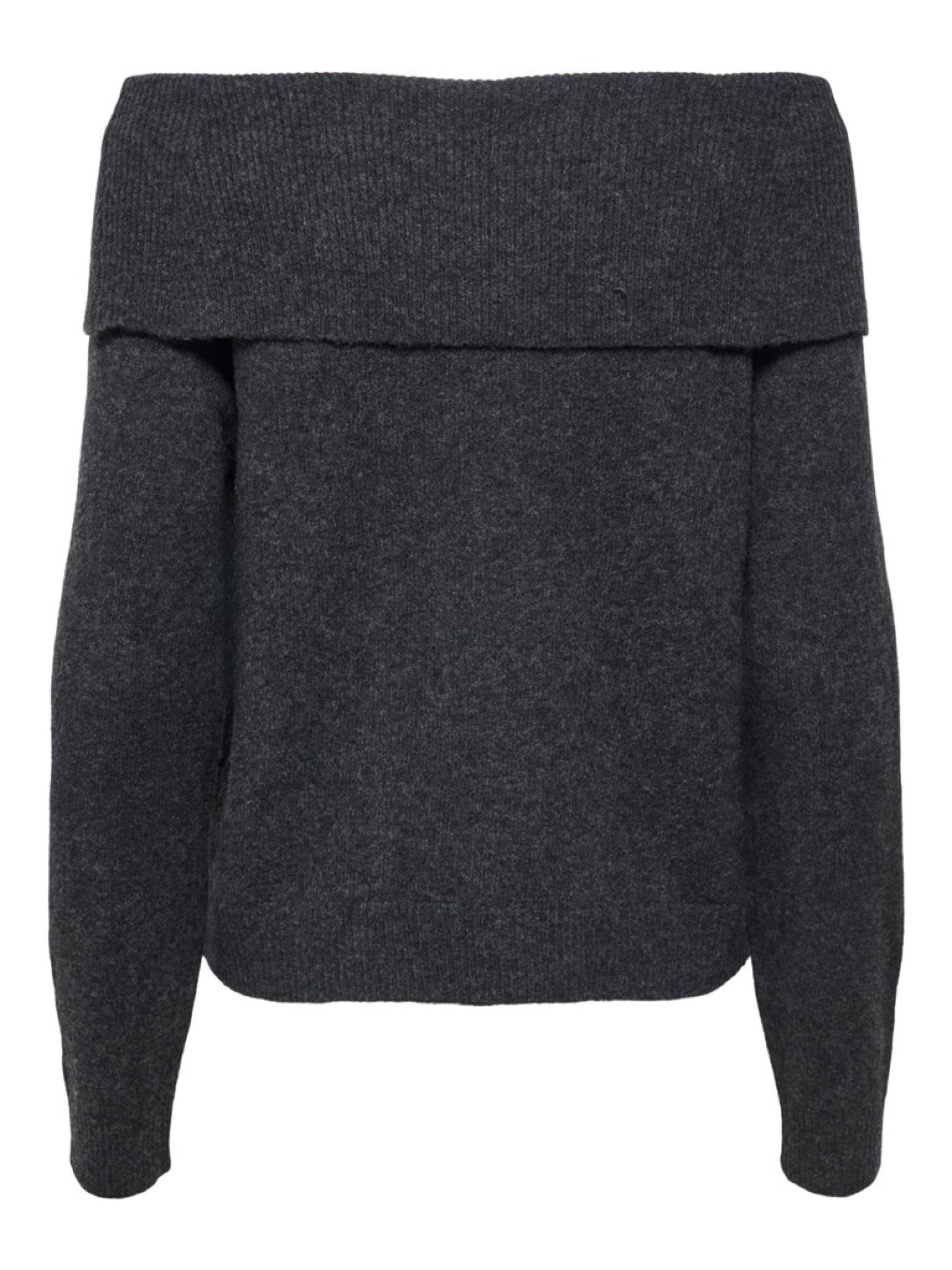 JDY ALIANA Pull en maille épaules dénudées — vue 6