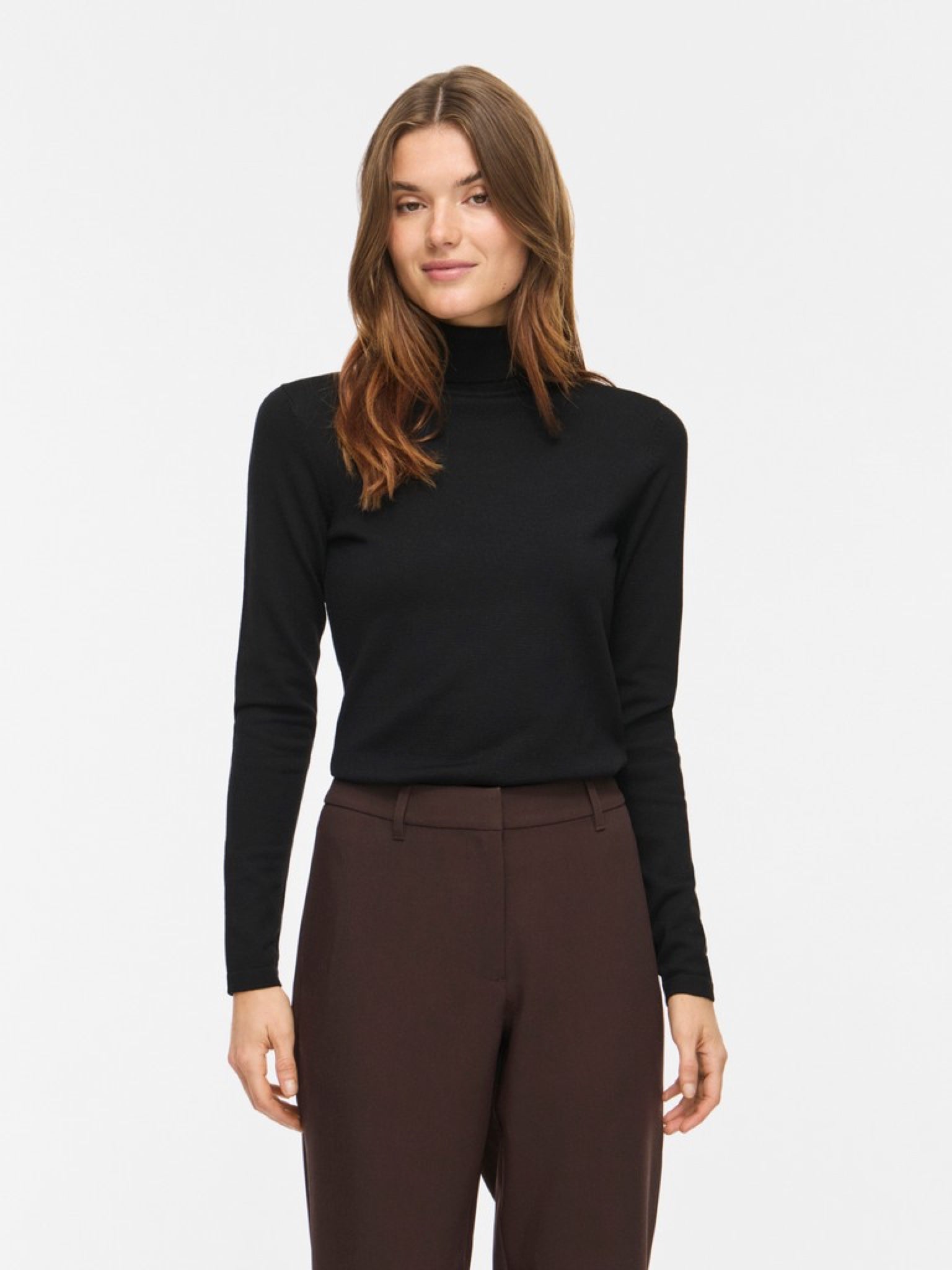VIMALU Pull col roulé — Black Beauty — vue 3