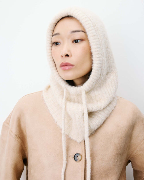 Samourai Cagoule en maille côtelée — 3 coloris
