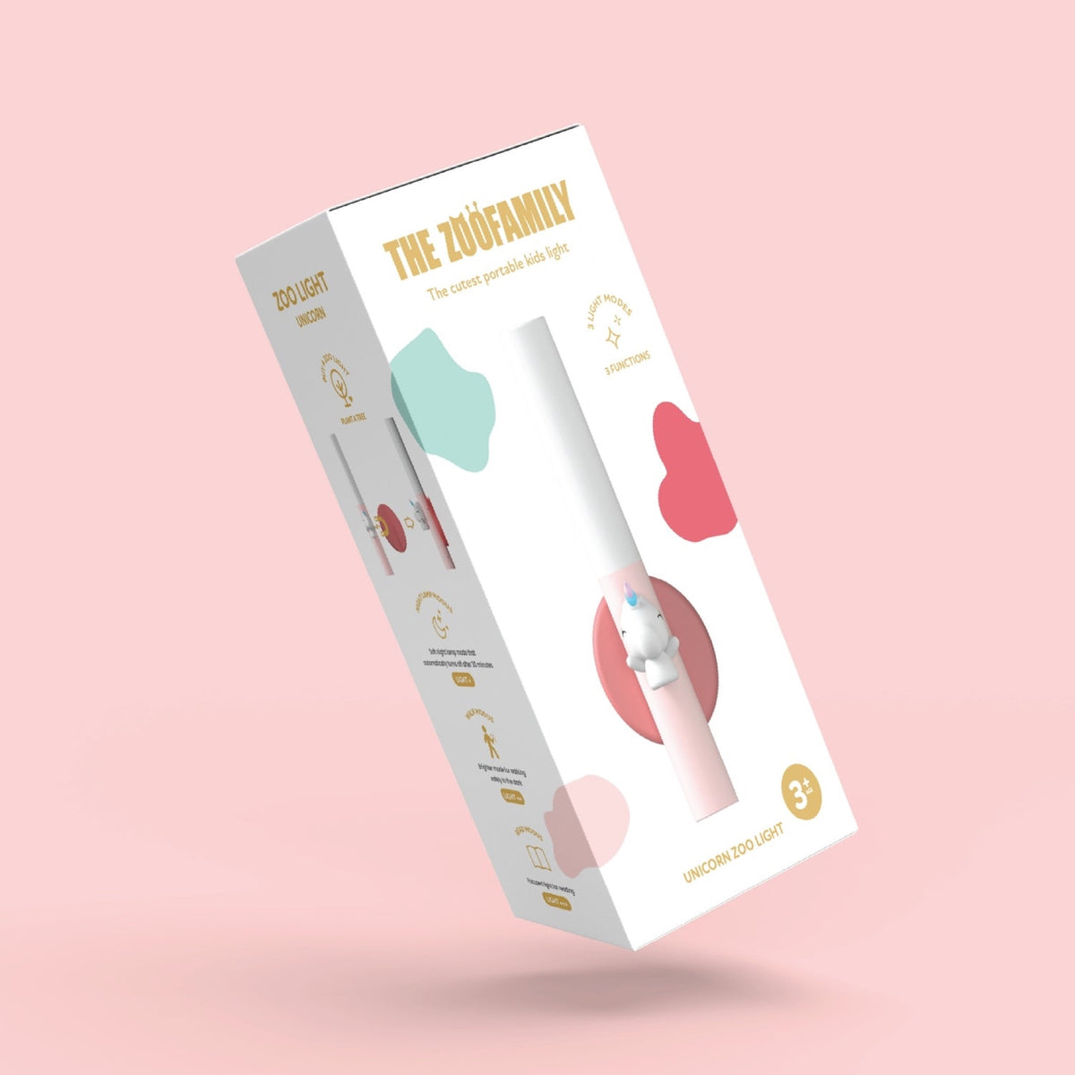 Veilleuse et lampe de lecture rechargeable Zoo Light — The Zoofamily — Licorne — autre vue 6 | Appart 17 Bruxelles