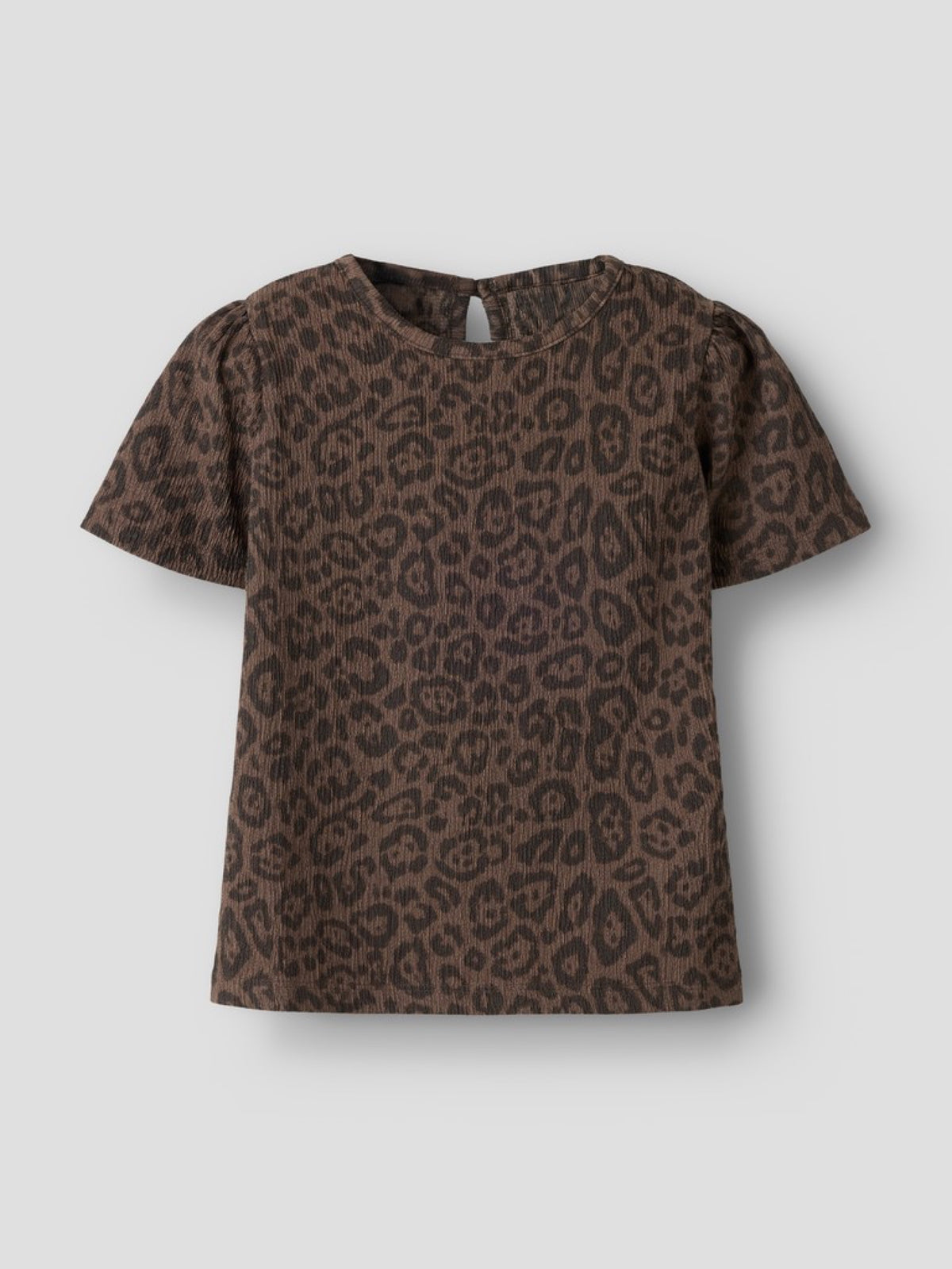 NMFLINNA T-shirt léopard fille — name it — Chocolate Brown — autre vue 4 | Appart 17 Bruxelles