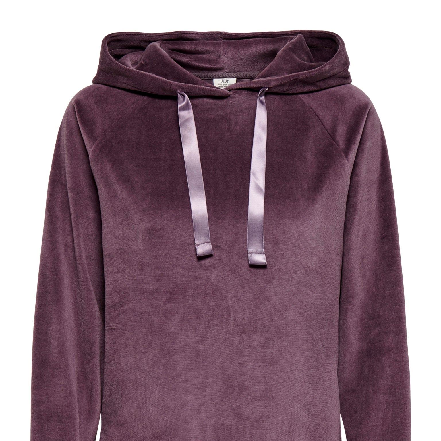 JDYVIDA Sweat à capuche en velours — Huckleberry