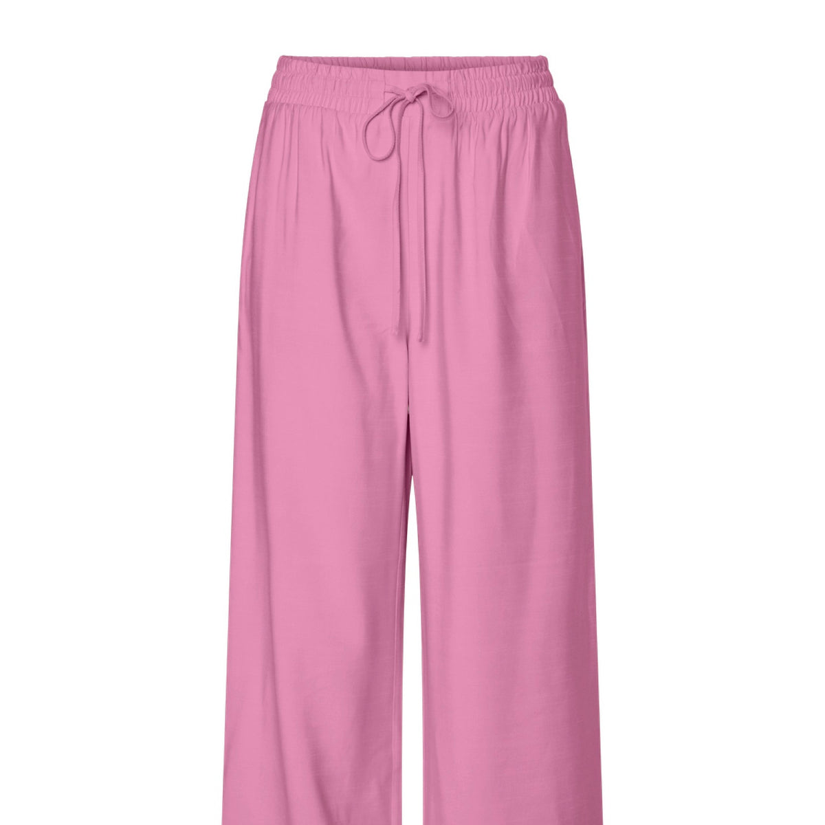 YASNARA Pantalon Large Taille Haute