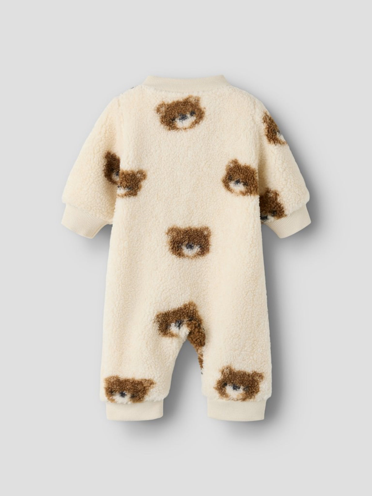 NBMORLAJ Combinaison bébé en teddy à oursons — name it — Birch — autre vue 2 | Appart 17 Bruxelles