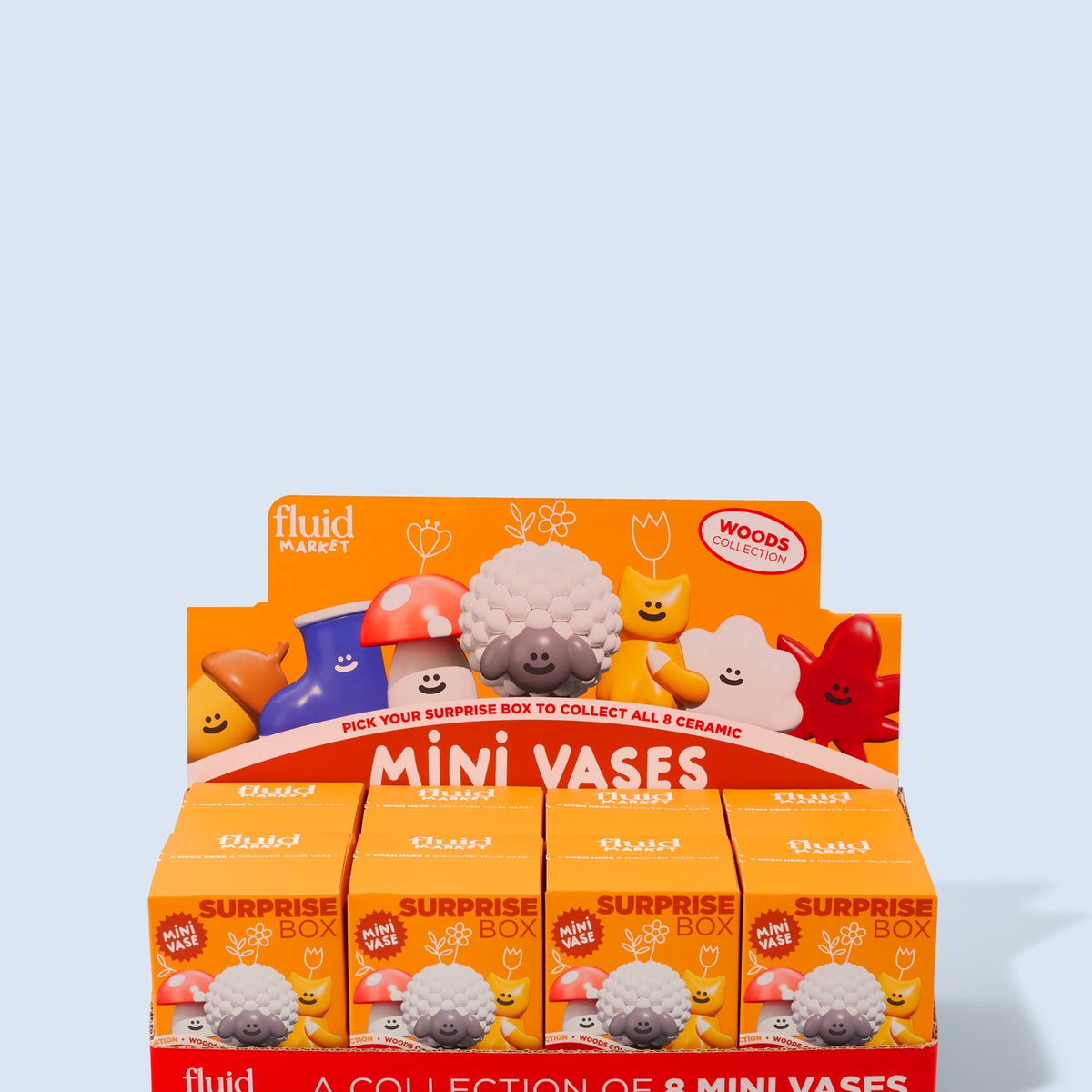 Fluid Market Surprise Box Wood mini vase surprise en céramique — Fluid Market — Wood — packshot | Appart 17 Bruxelles