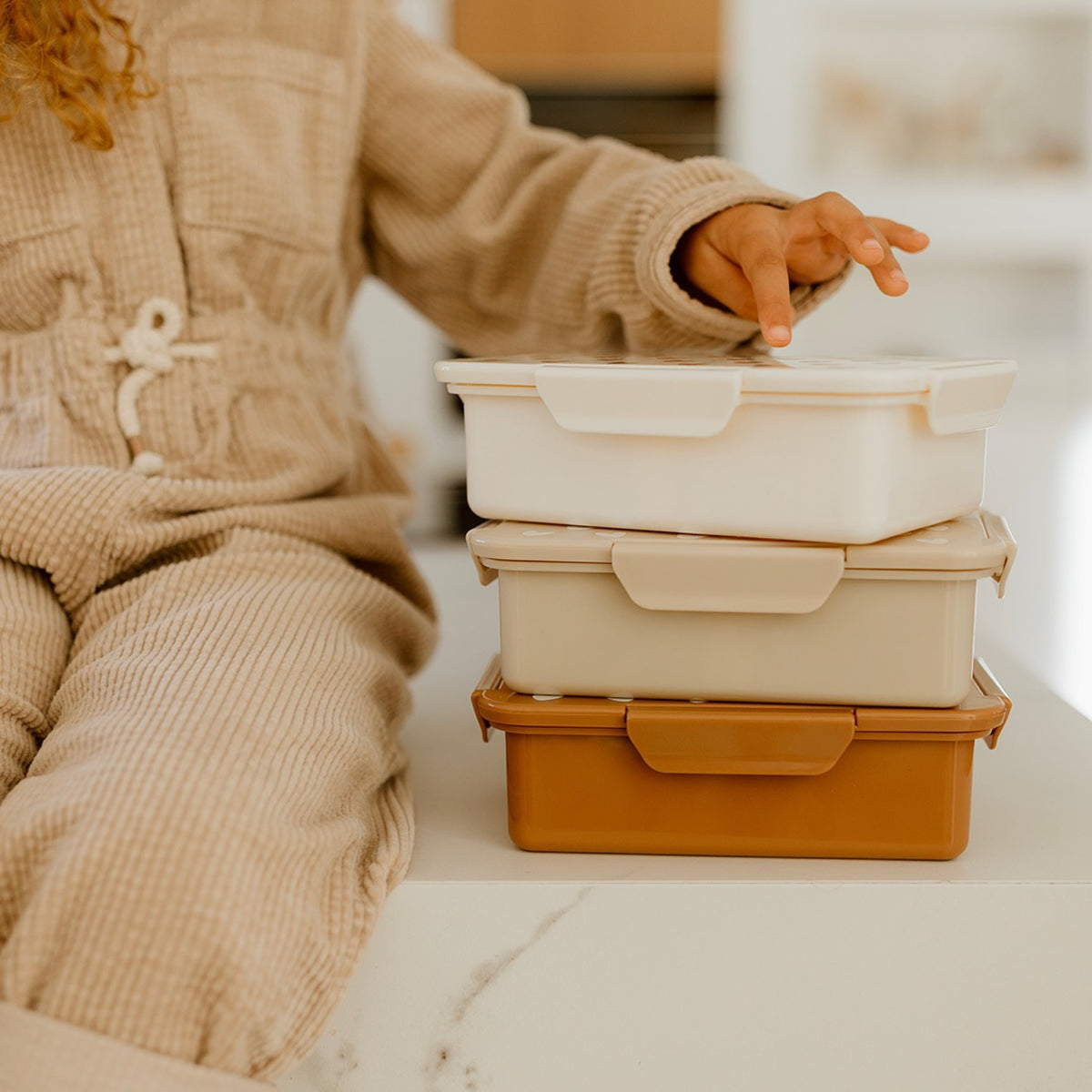 Boîte à lunch enfant — Atelier Wagram — Nougat — autre vue 6 | Appart 17 Bruxelles