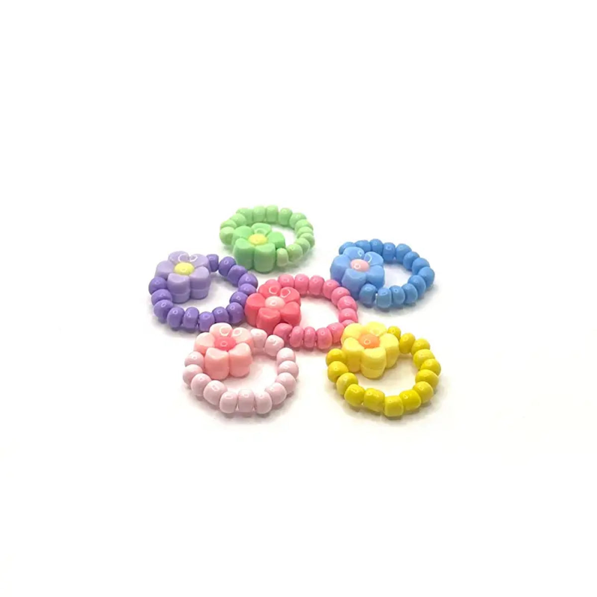 Bague et collier fleurs élastiques pour enfant — Ratatam Kids — Bague, couleur au hasard — autre vue 2 | Appart 17 Bruxelles