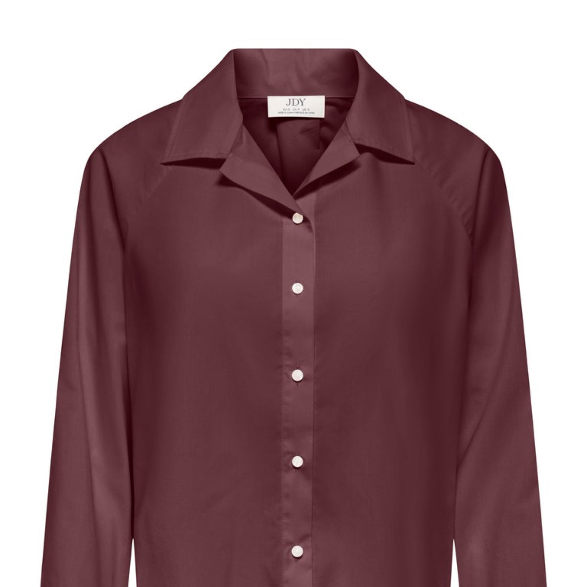 JDYMONILA Chemise en batiste coton et TENCEL™, col ouvert à revers — JDY — Catawba Grape — packshot | Appart 17 Bruxelles