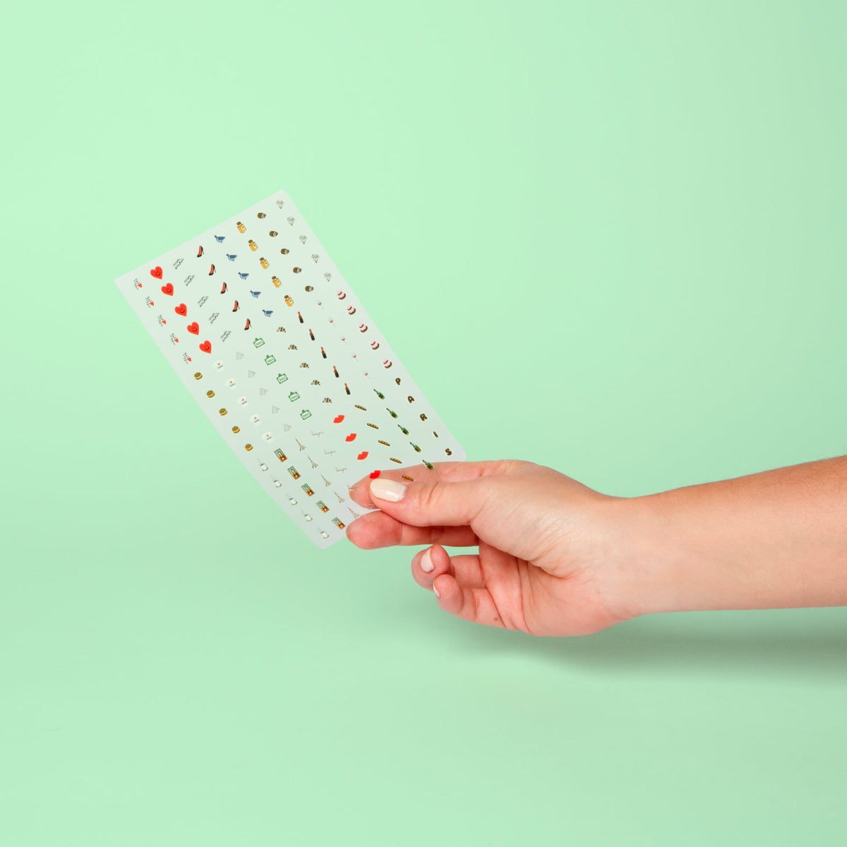 Nail art, 120 stickers pour ongles fluo — OMY — Paris — autre vue 2 | Appart 17 Bruxelles