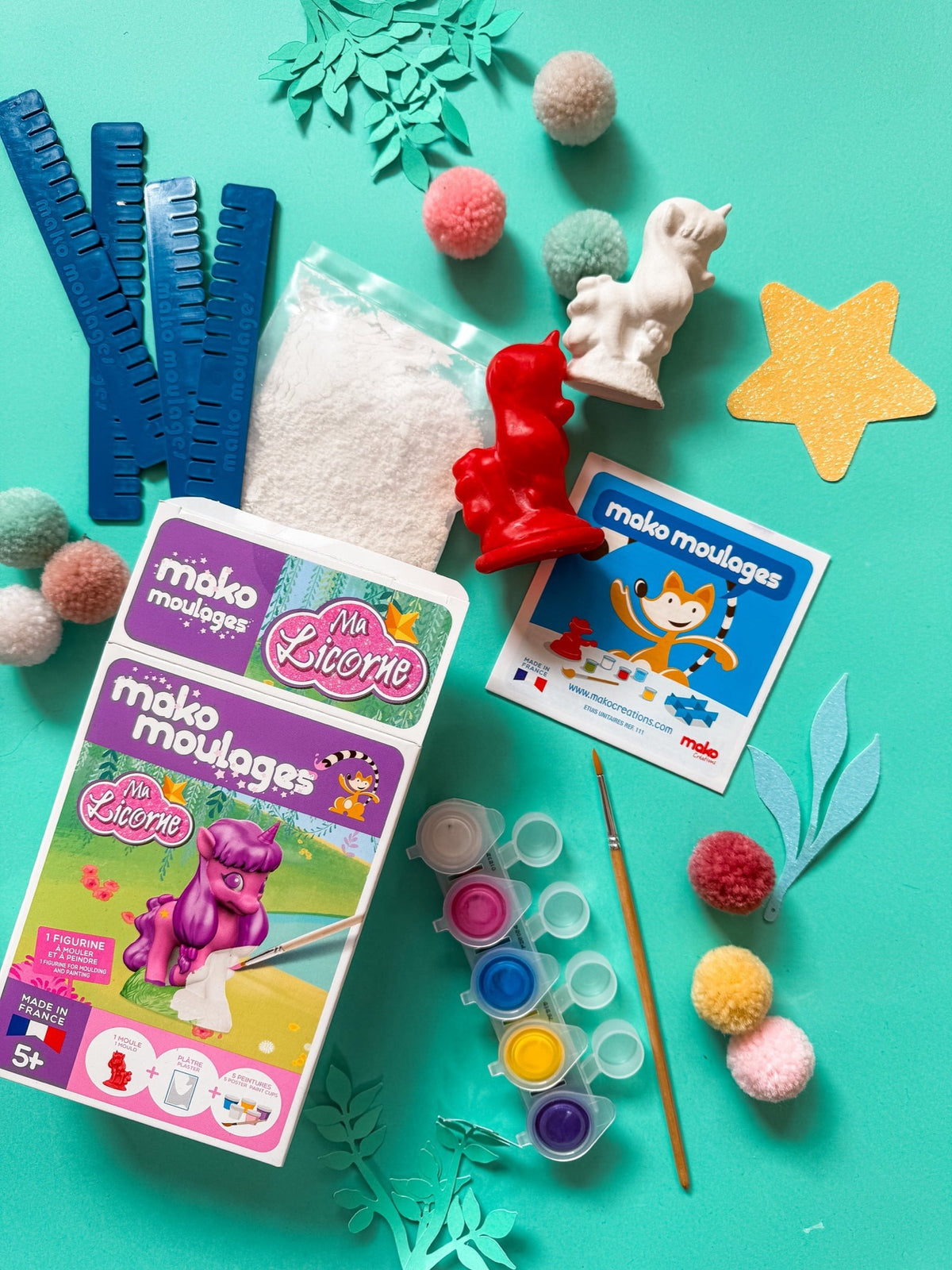 Kit de moulage Ma Licorne en boîte unitaire — mako moulages — Licorne Étoile — autre vue 5 | Appart 17 Bruxelles