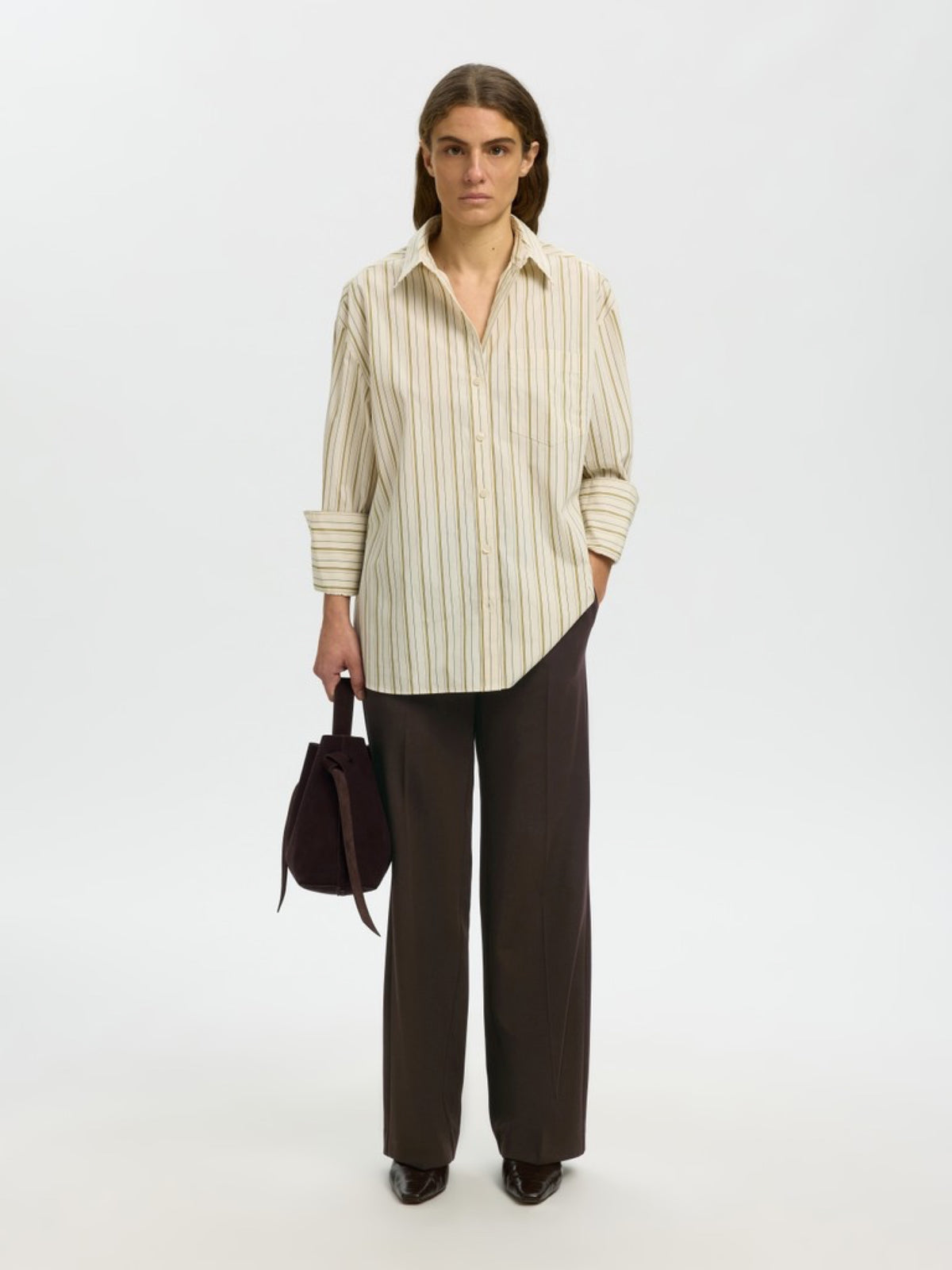 SLWRITA Pantalon — Delicioso Melange — vue 3
