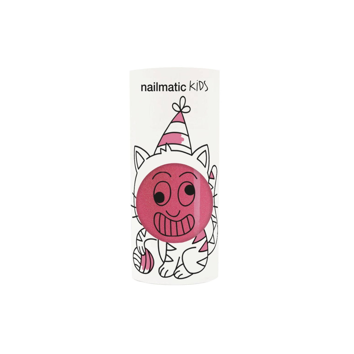 Vernis à l'eau pour enfant, pailleté — Nailmatic — Kitty rose bonbon — autre vue 2 | Appart 17 Bruxelles