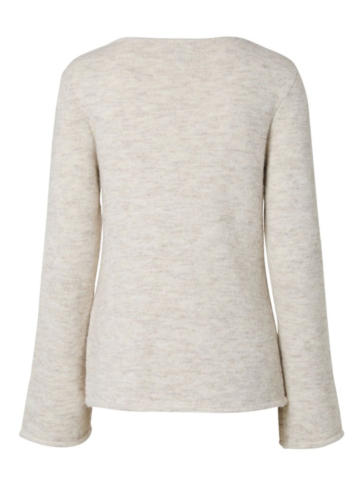 PCVALLIE Pull slim col rond à découpe et fente — Pieces — Whitecap Gray — packshot 7 | Appart 17 Bruxelles