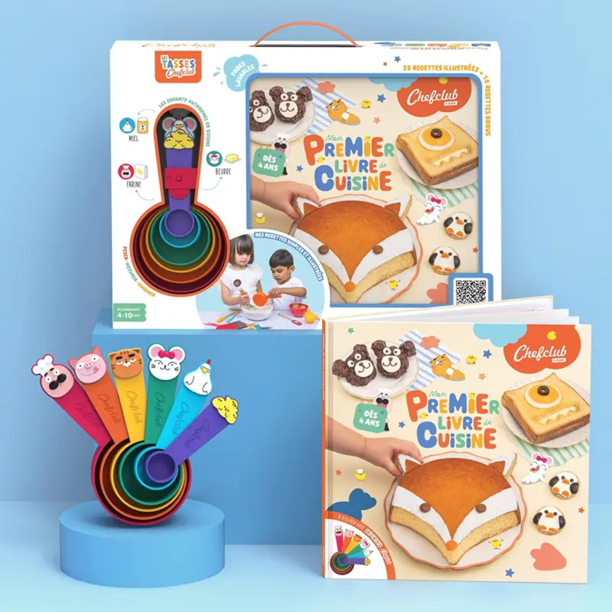 Coffret cuisine enfant livre de recettes — Chefclub Kids — Mon premier livre de cuisine — autre vue 2 | Appart 17 Bruxelles