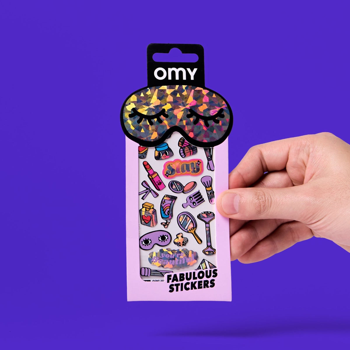 Fabulous Stickers Iconic, environ 20 stickers vinyle — OMY — Make Up — packshot | Appart 17 Bruxelles