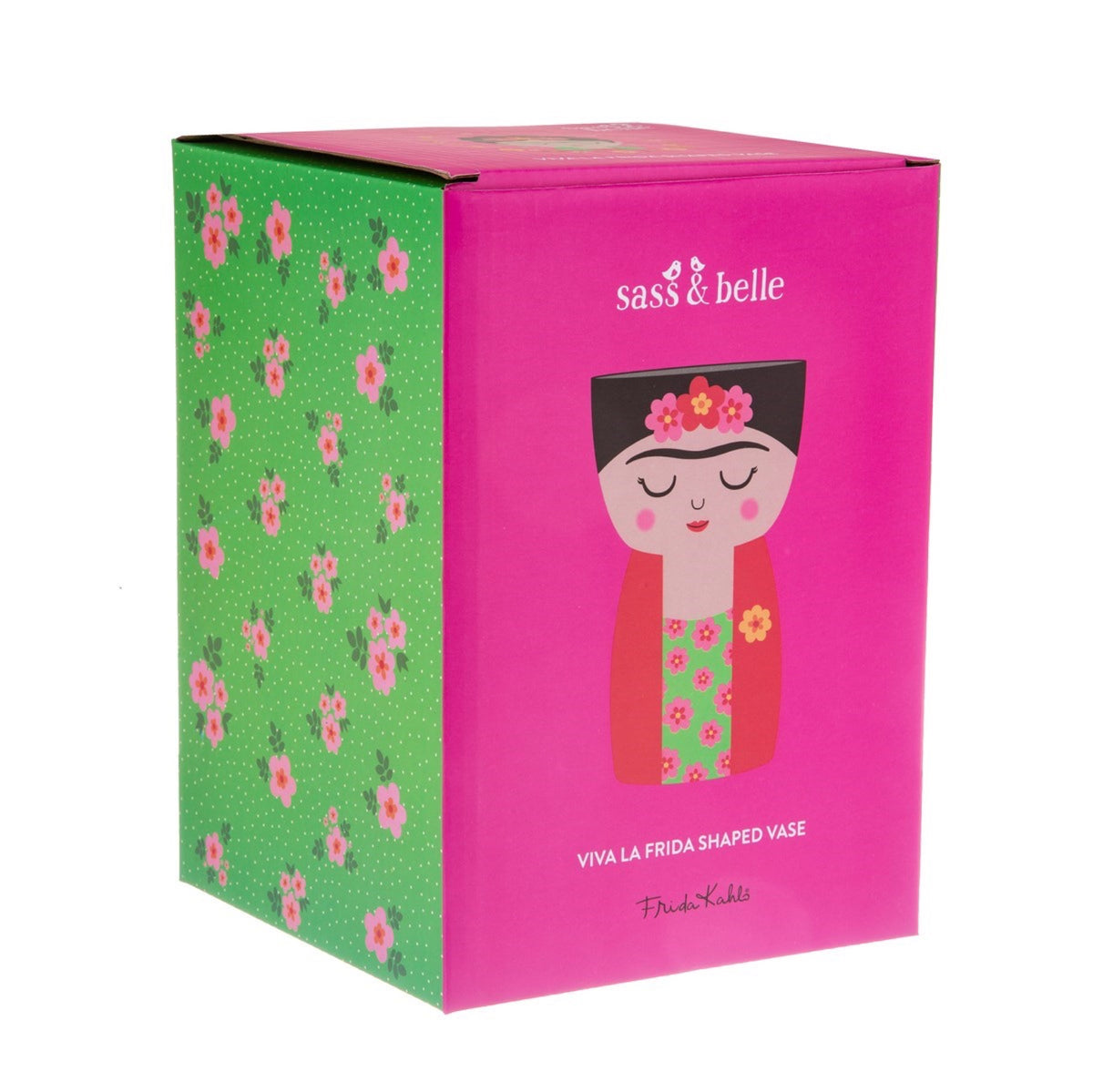 Vase Frida Kahlo en forme de buste — Sass & Belle Europe — Rouge — boîte cadeau 4 | Appart 17 Bruxelles