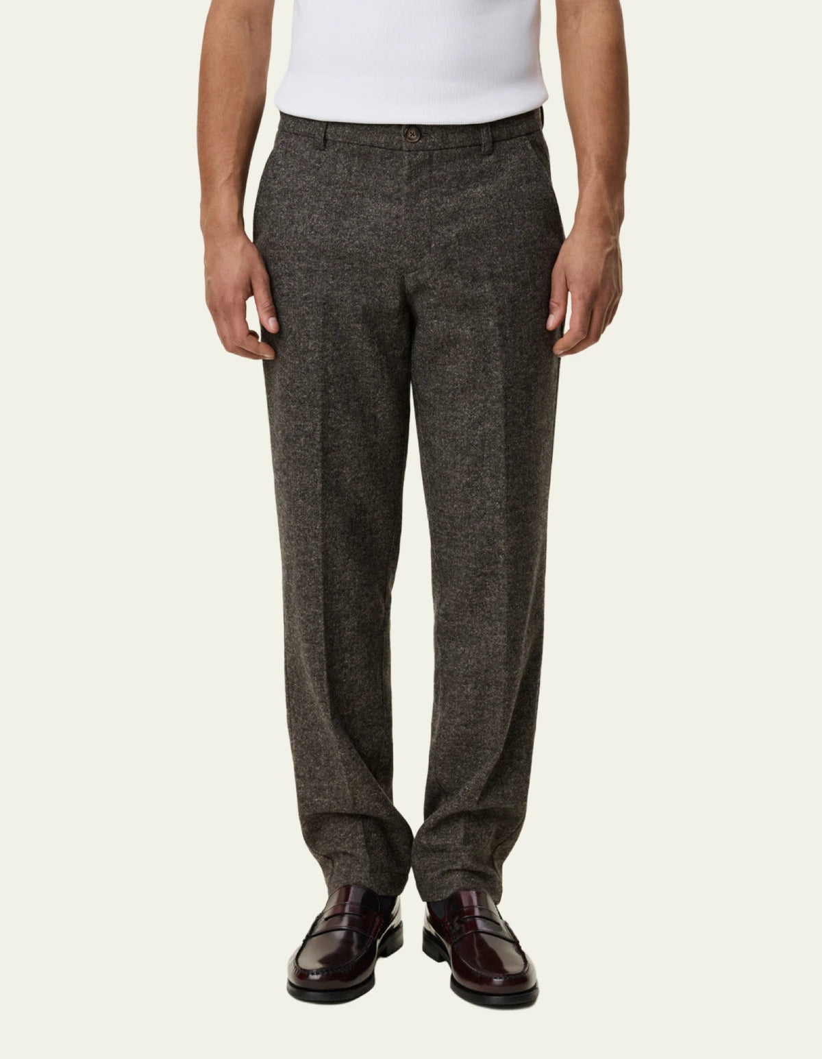 Pantalon de costume laine mélangée — Caribou — vue 6