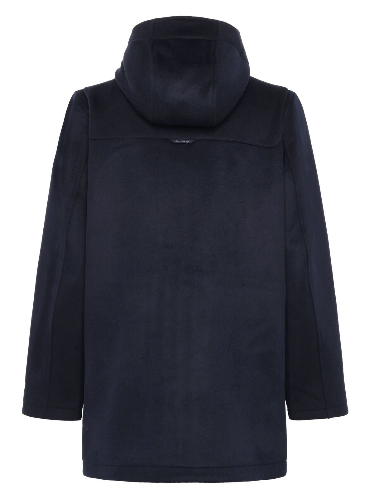 Duffle-coat Wool à capuche amovible en laine recyclée — KnowledgeCotton Apparel — Night Sky — packshot 8 | Appart 17 Bruxelles