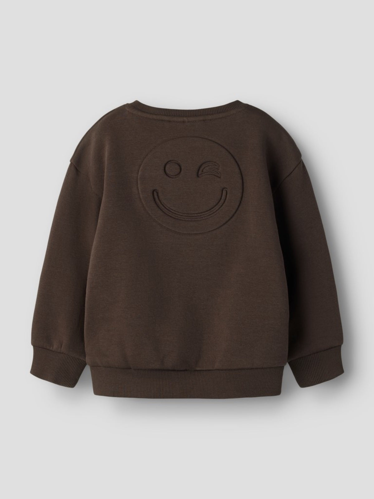 NMMNILAS Sweat « Good Vibes » garçon — name it — Chocolate Brown — autre vue 2 | Appart 17 Bruxelles