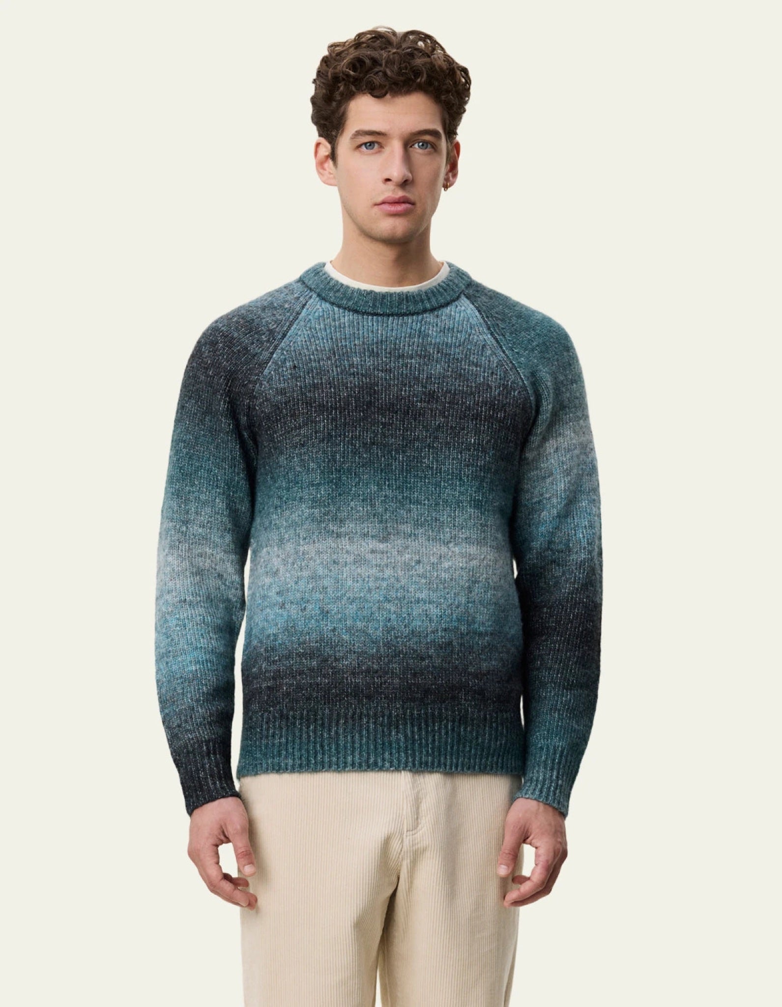 Gradient Pull col rond — Mediterranea Green — vue 5