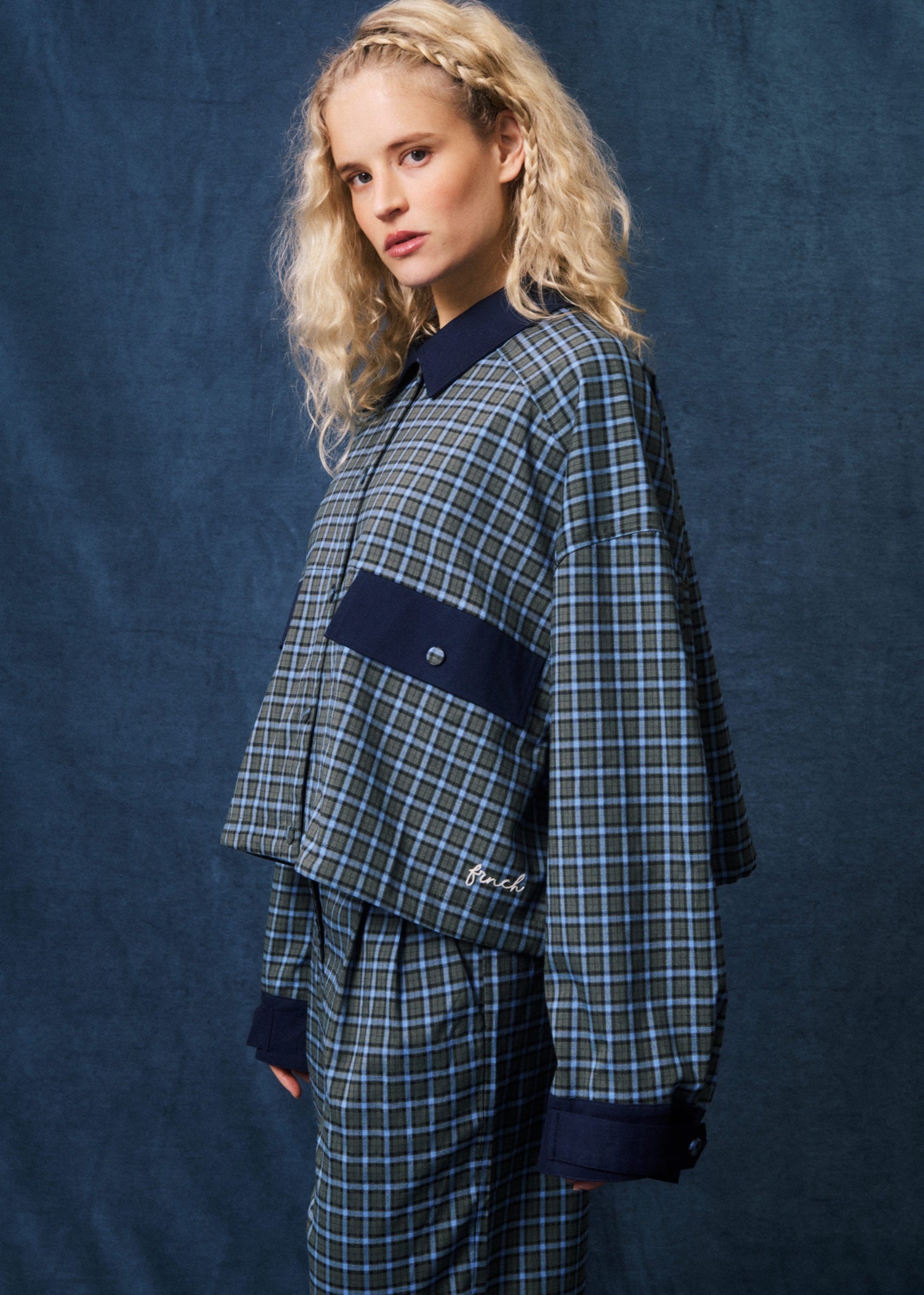 Veste Monica tweed Kaki – FRNCH | Appart 17