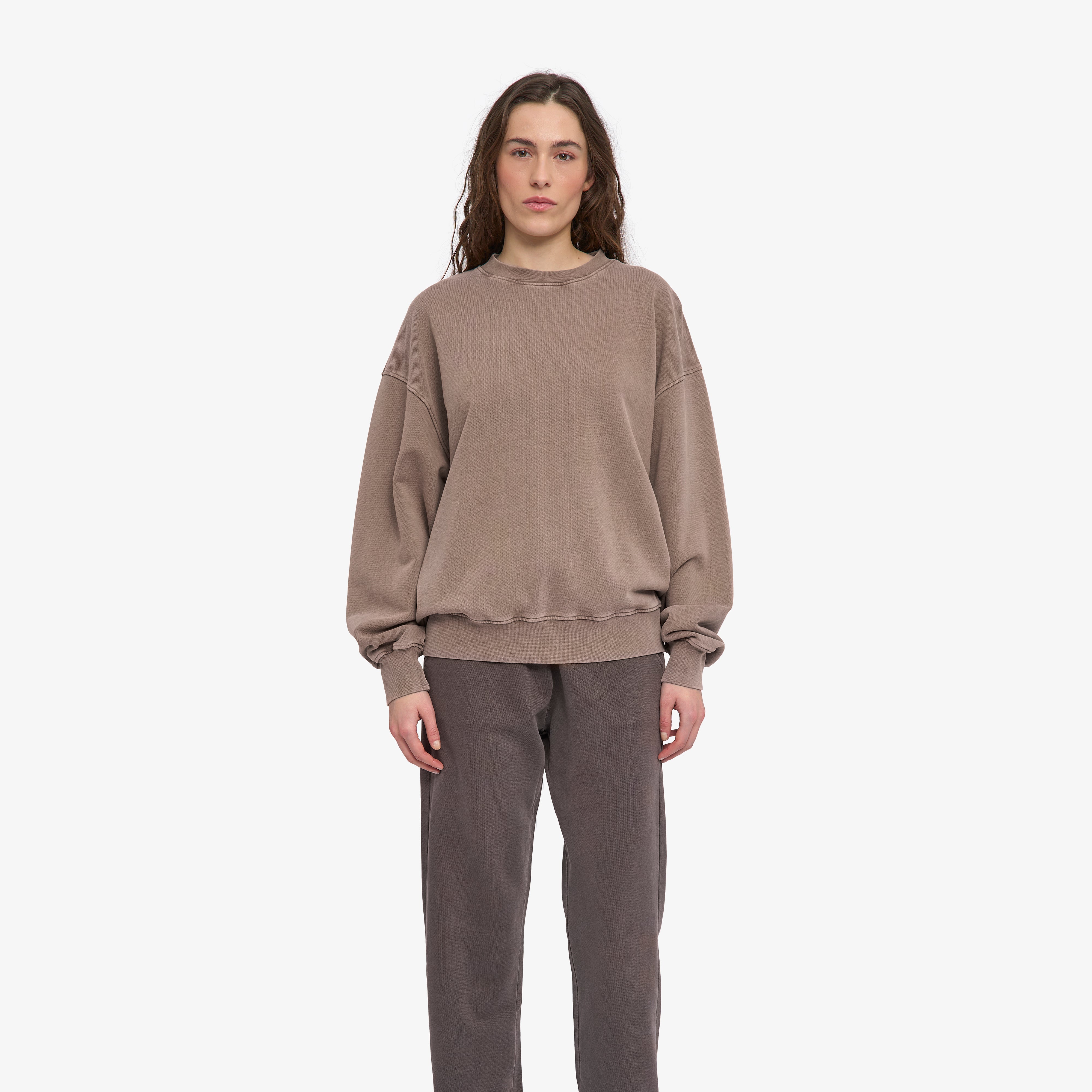Colorful Standard Organic Oversized Crew Sweatshirt Faded Khaki