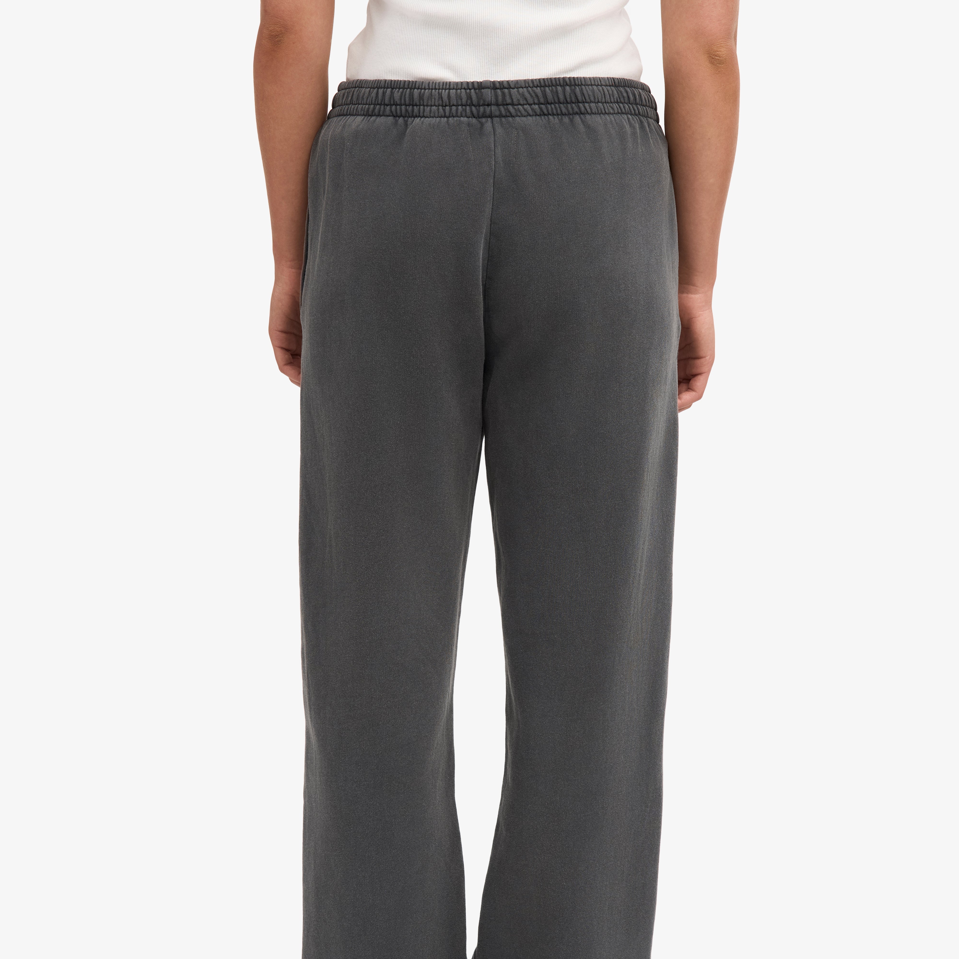 Colorful Standard Organic Straight Leg Sweatpants Faded Black